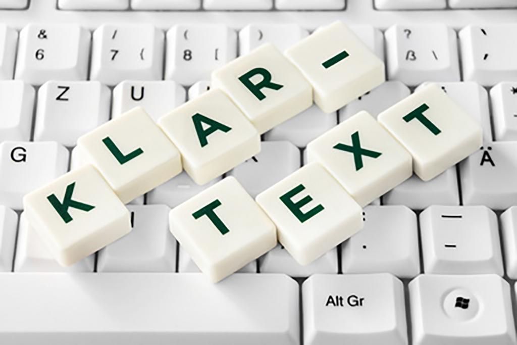 Klartext zu sprechen, ist auch für Nichtbehinderte oft eine grosse Herausforderung. (© Fotolia)